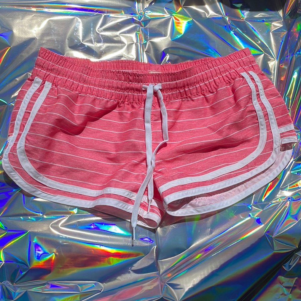 LAGAC | Swimming / Running / Hiking Shorts | Pink / White | LIKE-NEW | Size: S